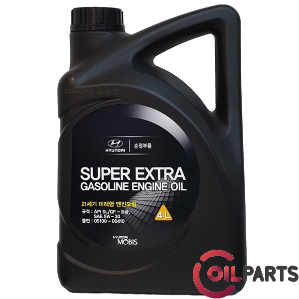 Масло Mobis Hyundai/KIA Super Extra Gasoline 5W-30 (4л.)
