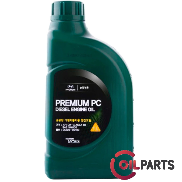 Масло Mobis Premium PC Diesel 10W-30, 1л. (05200-00100)