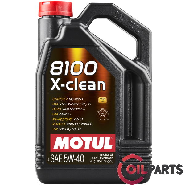 Масло Motul 8100 X-clean 5W-40 (4л.)