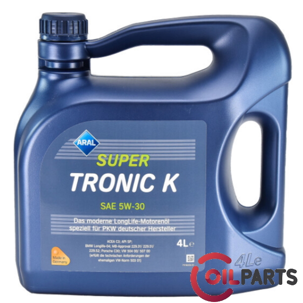 Масло Aral SuperTronic K 5W-30, 4л. 15DBCD