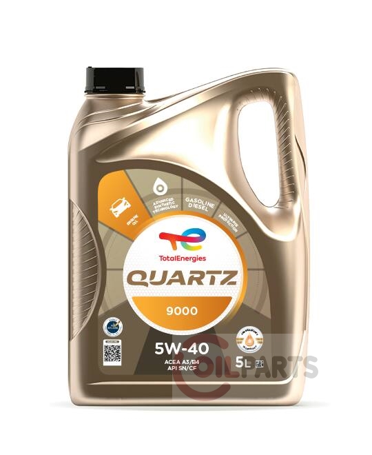 Масло TOTAL QUARTZ 9000 5W-40, 5л