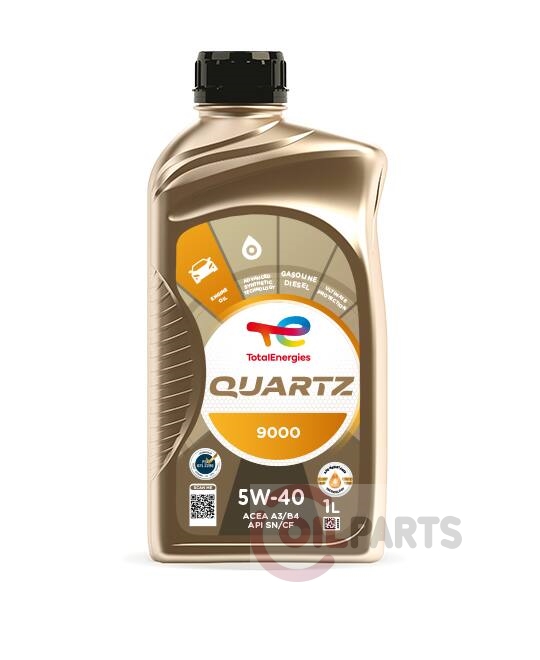 Масло TOTAL QUARTZ 9000 5W-40, 1л