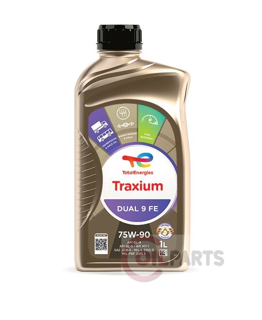 Олива TOTAL TRAXIUM DUAL 9 FE 75W-90, 1л 214145