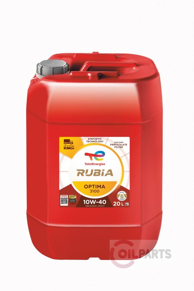 Олива TOTAL RUBIA OPTIMA 3100 10W-40, 20л. 228901