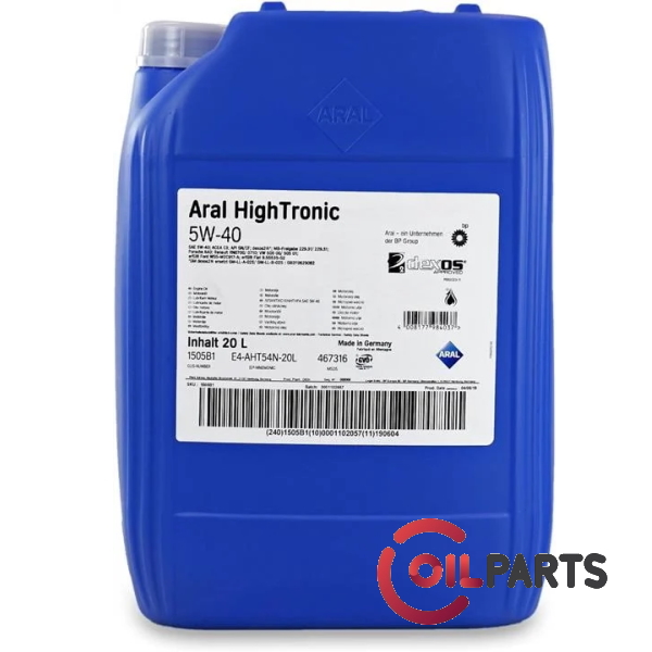 Масло Aral HighTronic 5W-40 (20л.)