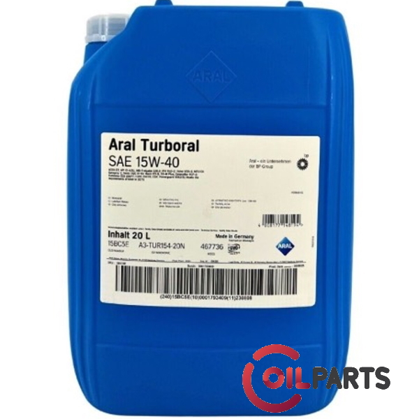 Олива Aral Turboral 15W-40, 20л. 15BC5E