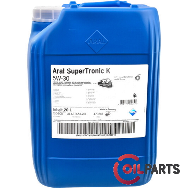 Масло Aral SuperTronic K 5W-30, 20л. 15DBC5