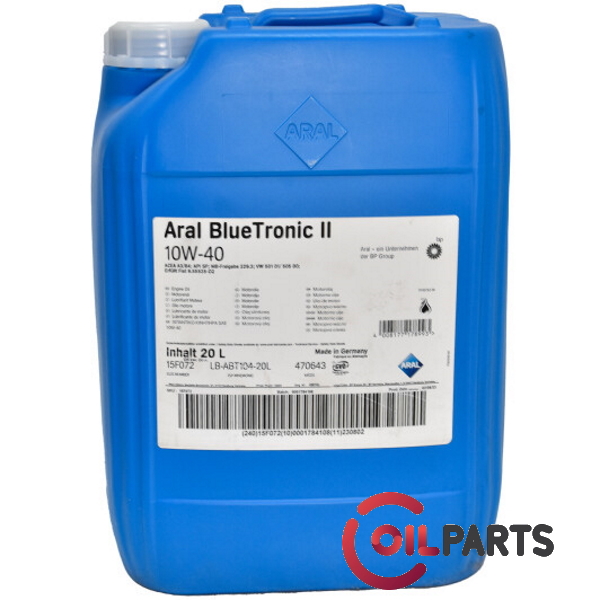 Олива Aral BlueTronic II 10W-40, 20л. 15F072