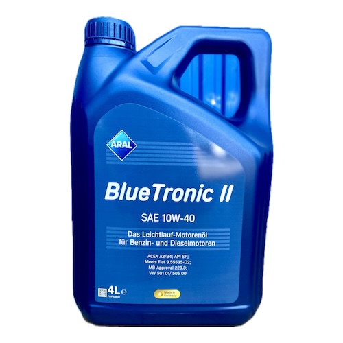 Олива Aral BlueTronic II 10W-40, 4л. 15F470