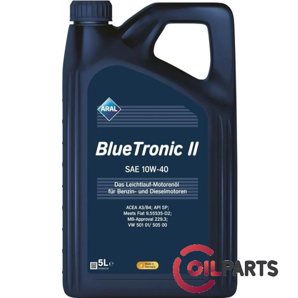 Олива Aral BlueTronic II 10W-40, 5л. 15F471