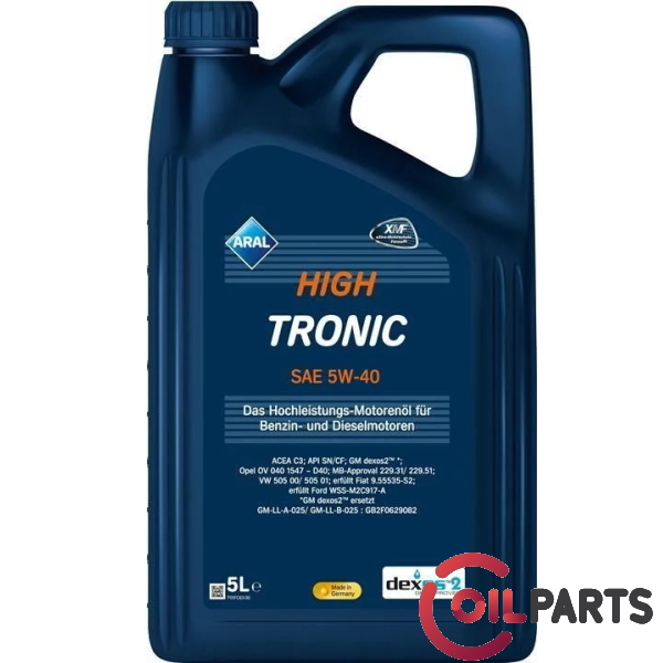 Олива Aral HighTronic 5W-40, 5л. 15F47D