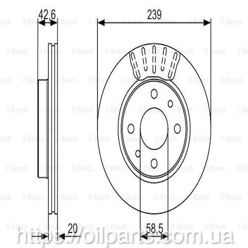 Тормозной диск Pilenga V221