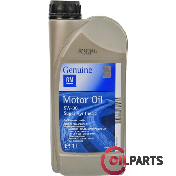 Олива GM Super Synthetic 5W-30, 1л. 93165009