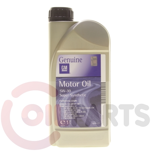 Олива GM Super Synthetic 5W-30, 1л. 93165009