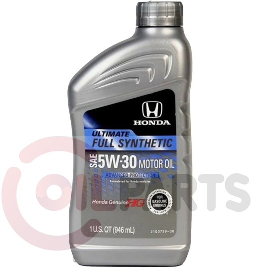 Масло HONDA 5W-30 FULL SYNTHETIC, SP/GF-6, 1qt.