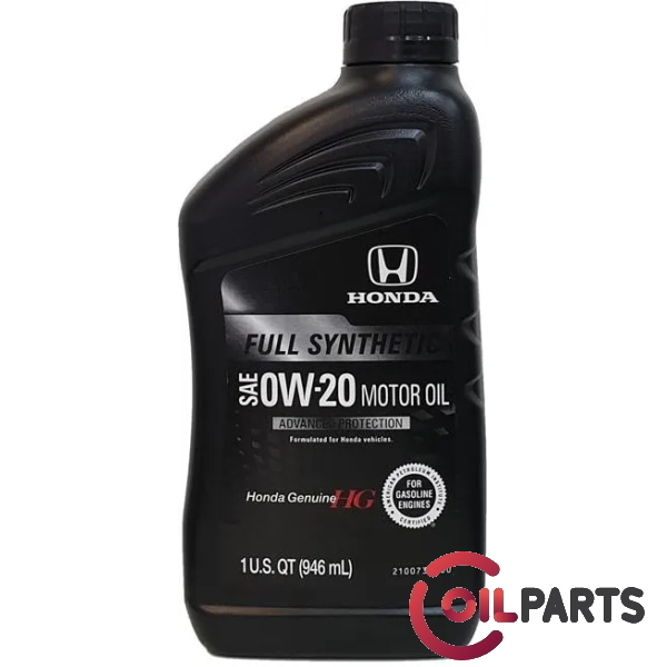 Масло HONDA 0W-20 FULL SYNTHETIC, SP/GF-6, 1qt.