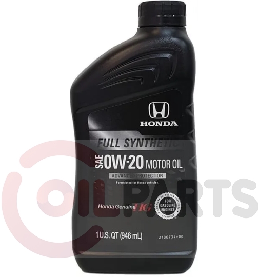 Масло HONDA 0W-20 FULL SYNTHETIC, SP/GF-6, 1qt.