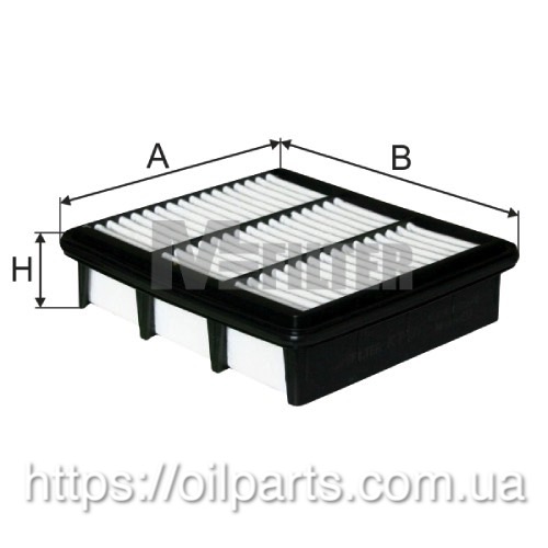 Фильтр воздушный M-Filter K7000
