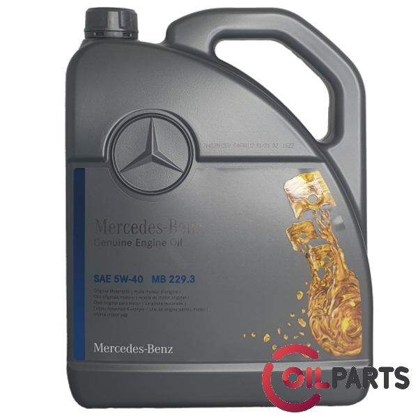 Масло MB 5W-40, 229.3, 5л. A000989910213AHFE