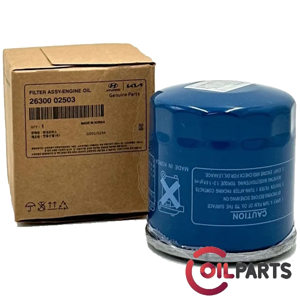 Фільтр масляний Hyundai/KIA (Mobis) 26300-02503