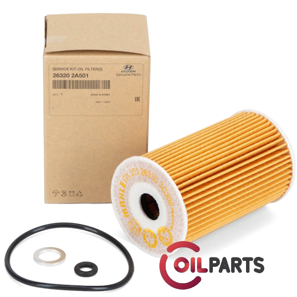 Фільтр масляний Hyundai/KIA 26320-2A501 | OILPARTS Фільтр масляний Hyundai/KIA 26320-2A501
