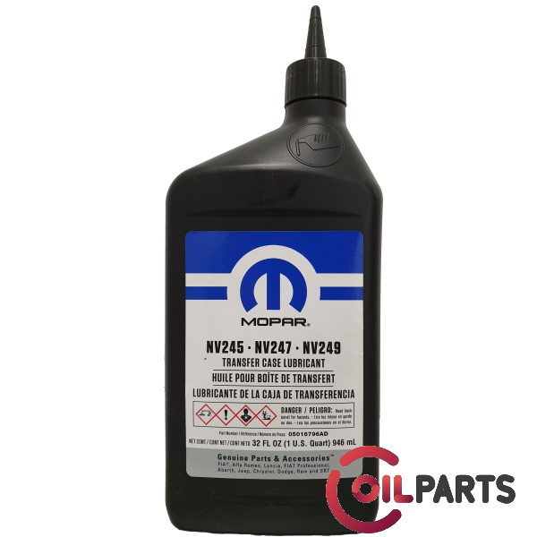 Масло MOPAR Transfer Case Lubricant NV245,247,249, 1qt. 05016796AD