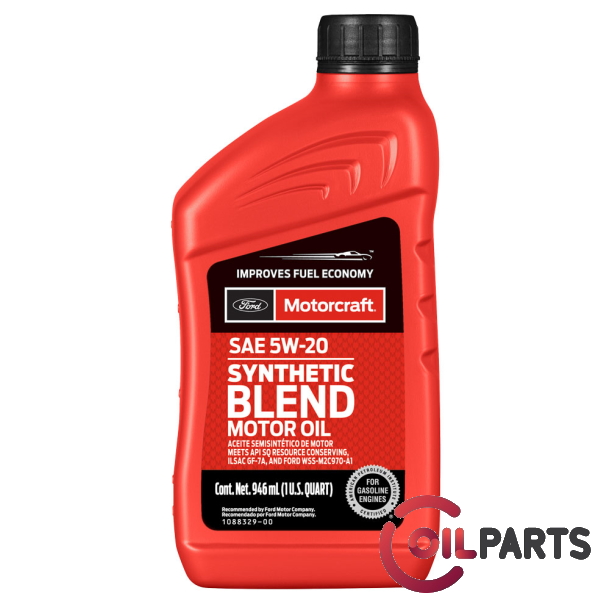 Масло MOTORCRAFT SAE 5W-20 Synthetic Blend Motor Oil 1qt