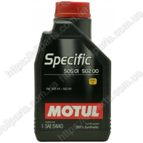 Масло Motul Specific 505 01/502 00 5W-40 (1л.)