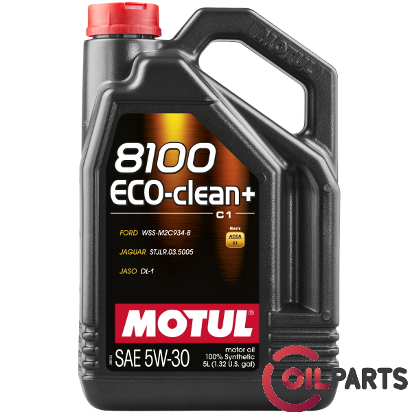 Масло Motul 8100 Eco-clean+ 5W-30, 5л. 101584