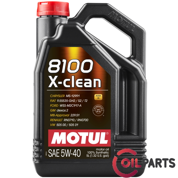 Масло Motul 8100 X-clean 5W-40 (5л.)