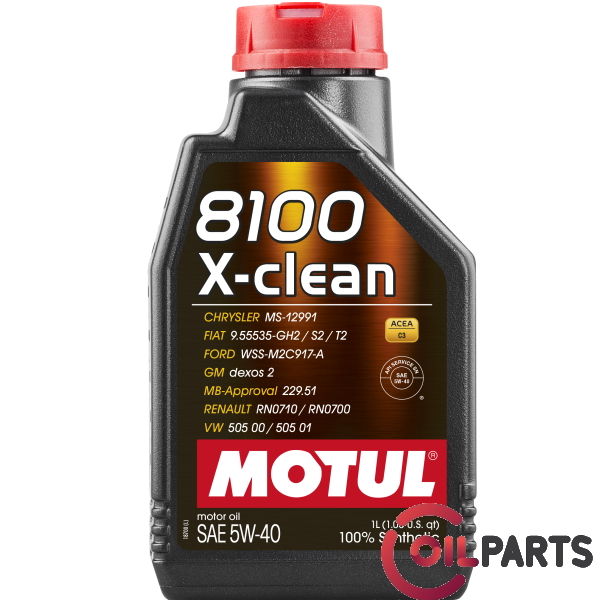Масло Motul 8100 X-clean 5W-40 (1л.)