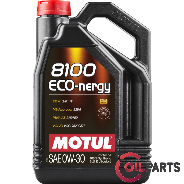 Масло Motul 8100 Eco-nergy 0W-30, 5л. 102794