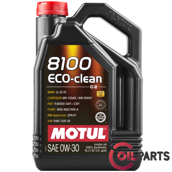 Олива Motul 8100 Eco-Clean 0W-30, 5л. 102889