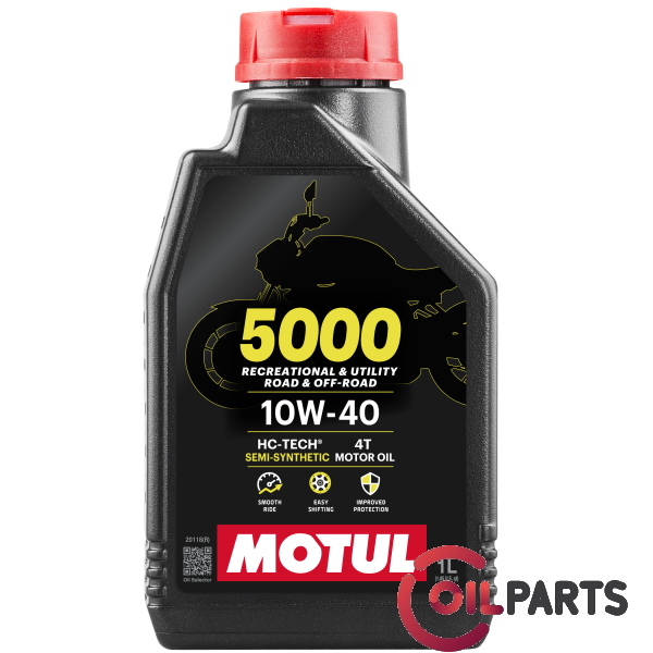 Масло Motul 5000 4T 10W-40, 1л 104054