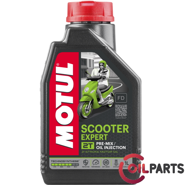 Масло Motul 2T Scooter Expert, 1л.