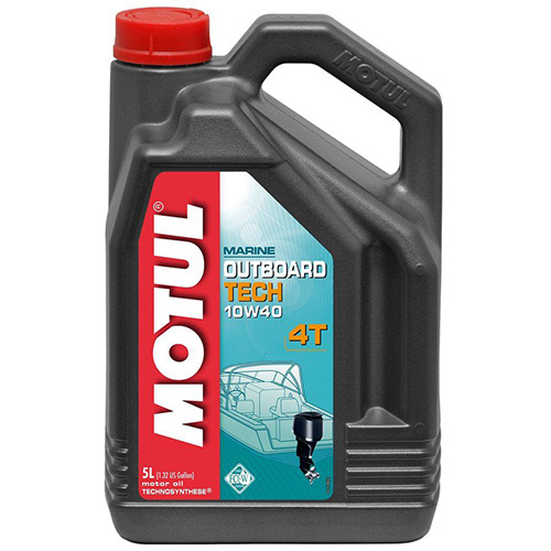 Масло Motul Outboard Tech 4T 10W-40, 5л.