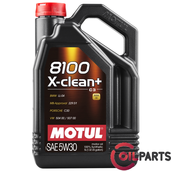 Масло Motul 8100 X-clean+ 5W-30 (5л.)