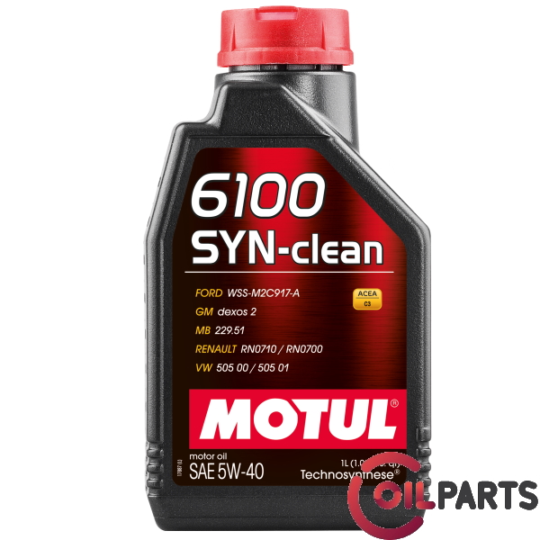 Олива Motul 6100 SYN-CLEAN 5W-40, 1л.