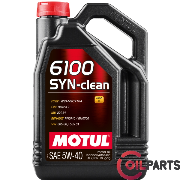Олива Motul 6100 SYN-CLEAN 5W-40, 4л.