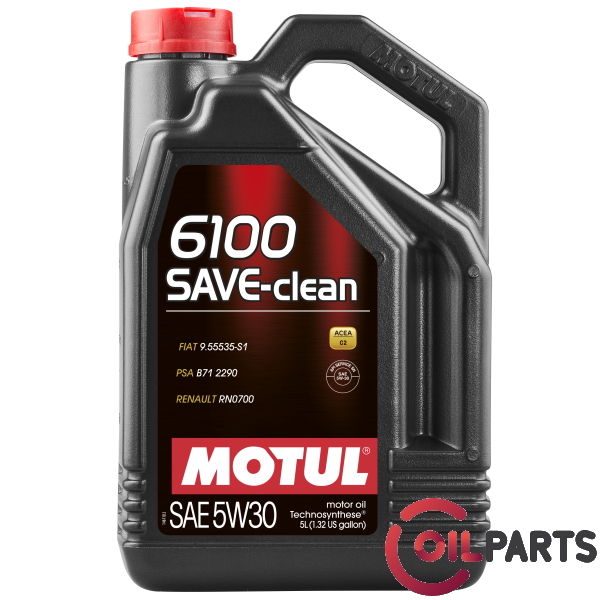Масло Motul 6100 SAVE-CLEAN 5W-30, 5л. 107968