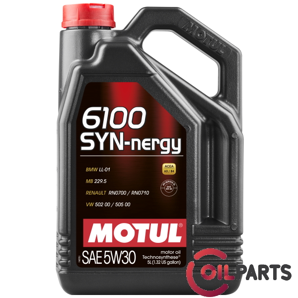 Масло Motul 6100 SYN-NERGY 5W-30, 5л. 107972