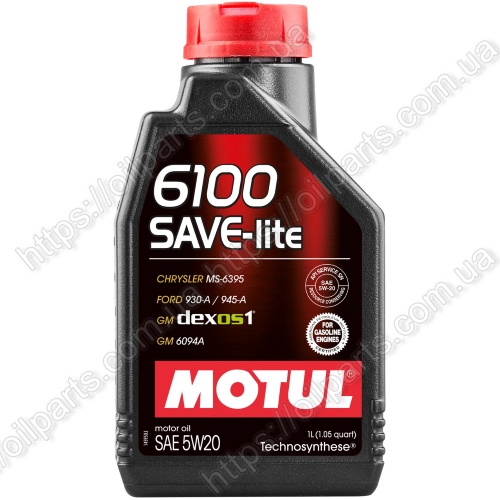 Масло Motul 6100 SAVE-LITE 5W-20, 1л.