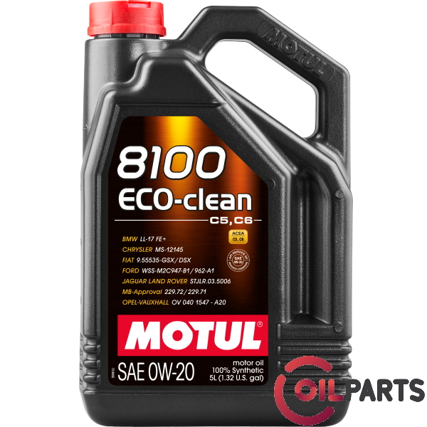Олива Motul 8100 Eco-Clean 0W-20, 5л. 108862