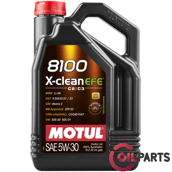 Масло Motul 8100 X-clean EFE 5W-30 (5л.)