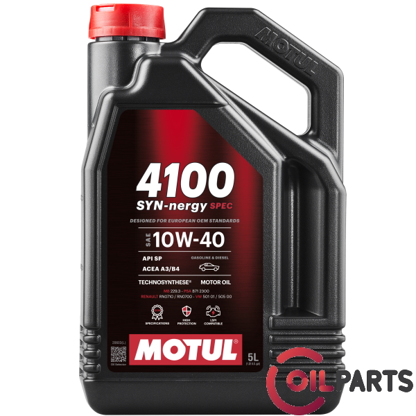 Олива Motul 4100 Syn-nergy Spec 10W-40, 5л. 112892 