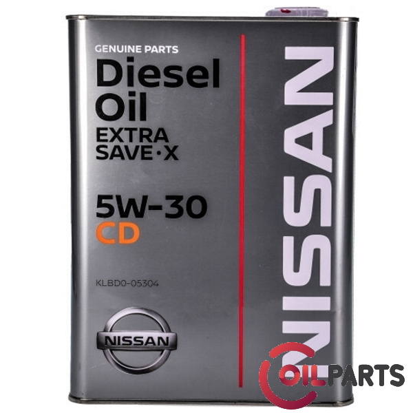 Олива Nissan DIESEL Extra Save X  5W-30  CD(Japan), 4л. KLBD0-05304