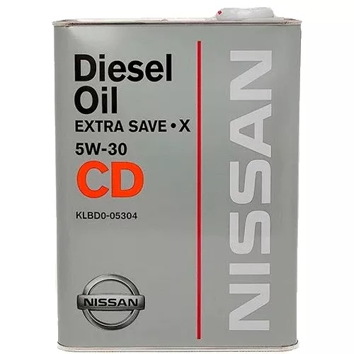 Олива Nissan DIESEL Extra Save X  5W-30  CD(Japan), 4л. KLBD0-05304