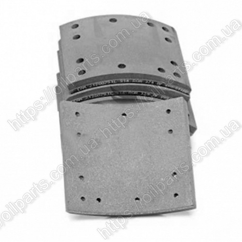 Накладки тормозные ROR BLKQR+1