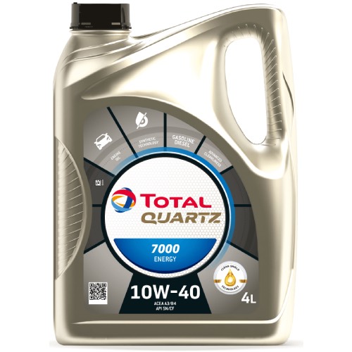 Олива TOTAL QUARTZ 7000 ENERGY 10W-40, 4л. 103624