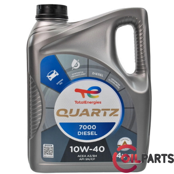 Олива TOTAL QUARTZ D 7000 10W-40, 4л.